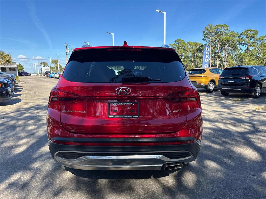 used 2021 Hyundai Santa Fe car, priced at $26,555