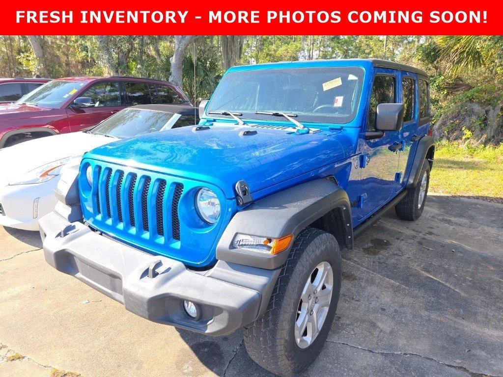 used 2021 Jeep Wrangler Unlimited car, priced at $26,444
