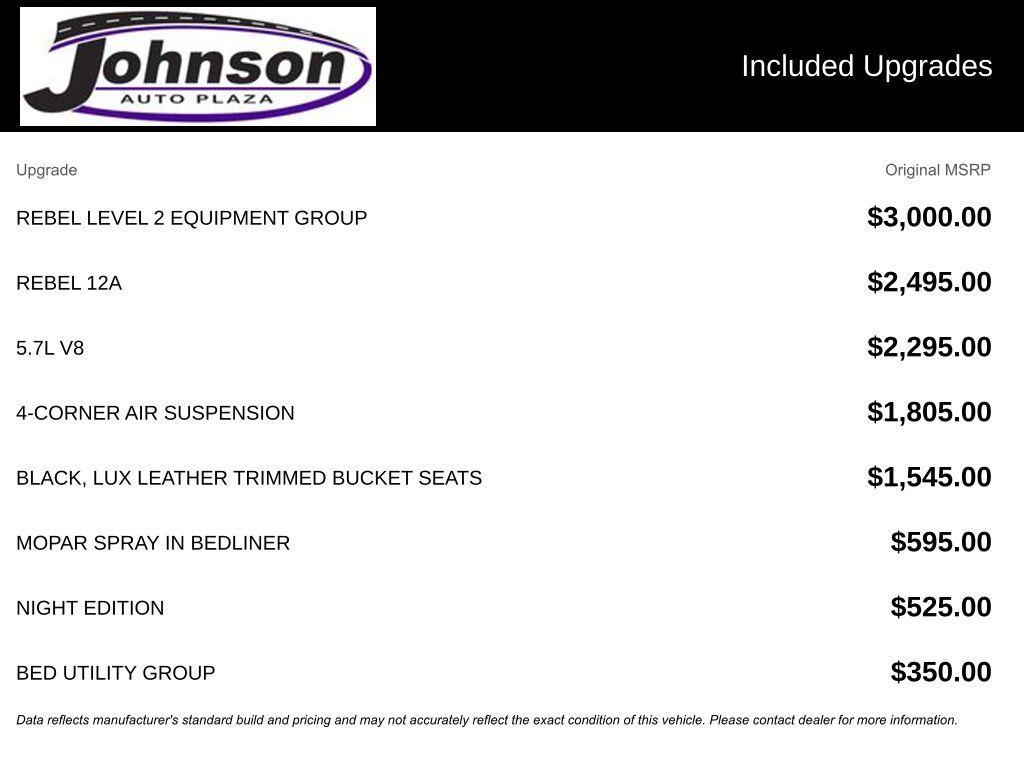 used 2021 Ram 1500 car, priced at $37,586