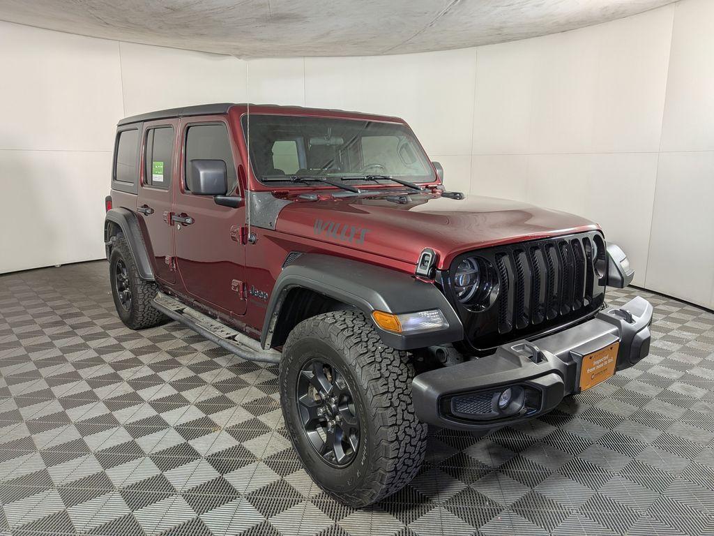 used 2021 Jeep Wrangler Unlimited car, priced at $28,912