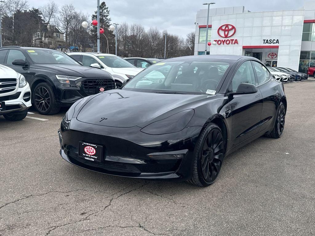 used 2022 Tesla Model 3 car, priced at $24,730