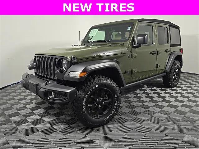 used 2021 Jeep Wrangler car, priced at $27,715