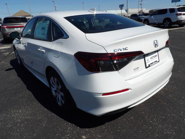 new 2026 Honda Civic car, priced at $26,345