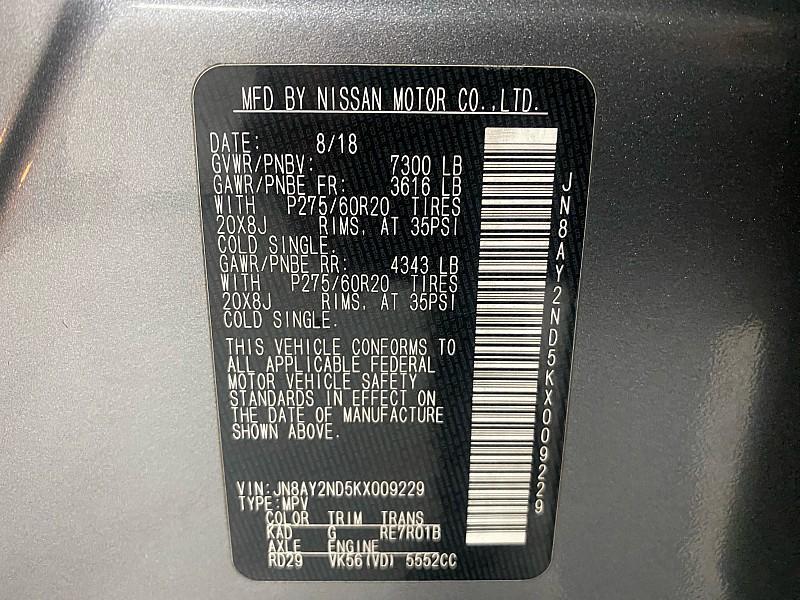 used 2019 Nissan Armada car, priced at $14,791