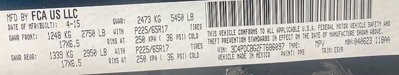 used 2015 Dodge Journey car, priced at $7,491