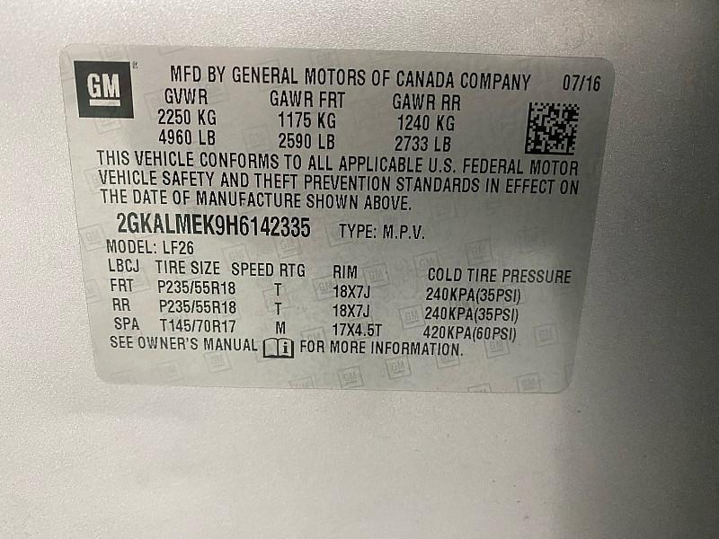 used 2017 GMC Terrain car, priced at $7,891