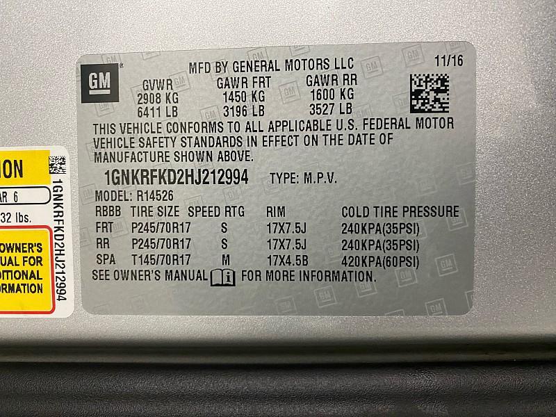 used 2017 Chevrolet Traverse car, priced at $7,591