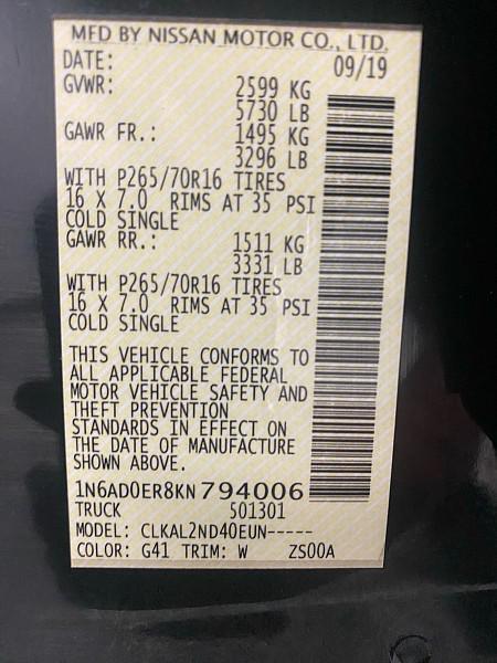 used 2019 Nissan Frontier car, priced at $16,791