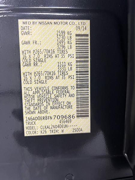 used 2015 Nissan Frontier car, priced at $12,491