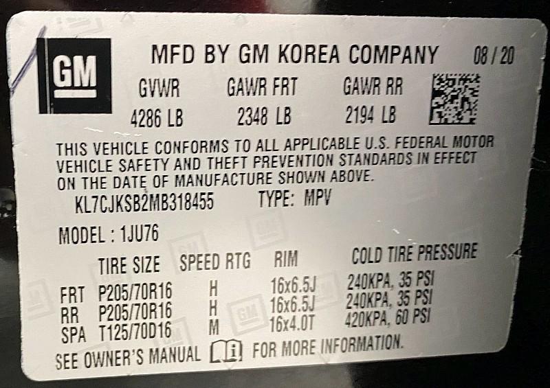 used 2021 Chevrolet Trax car, priced at $13,491