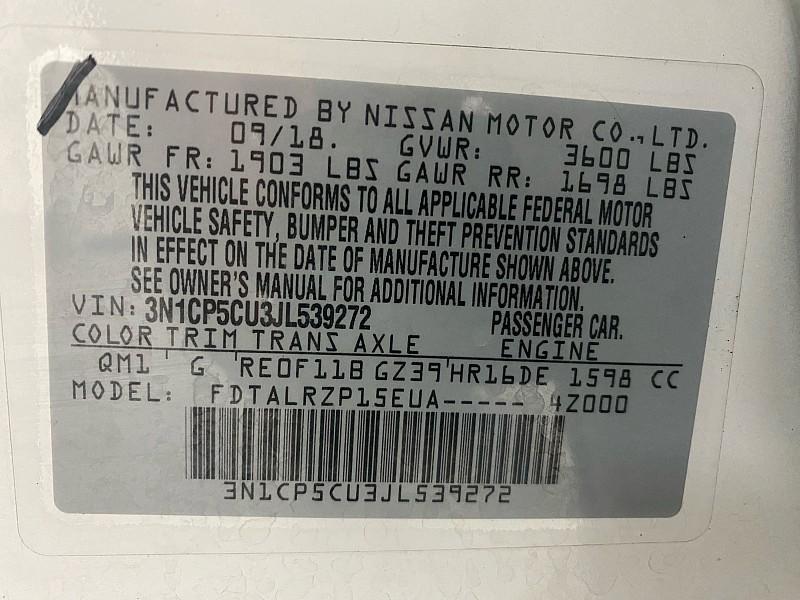 used 2018 Nissan Kicks car, priced at $9,491