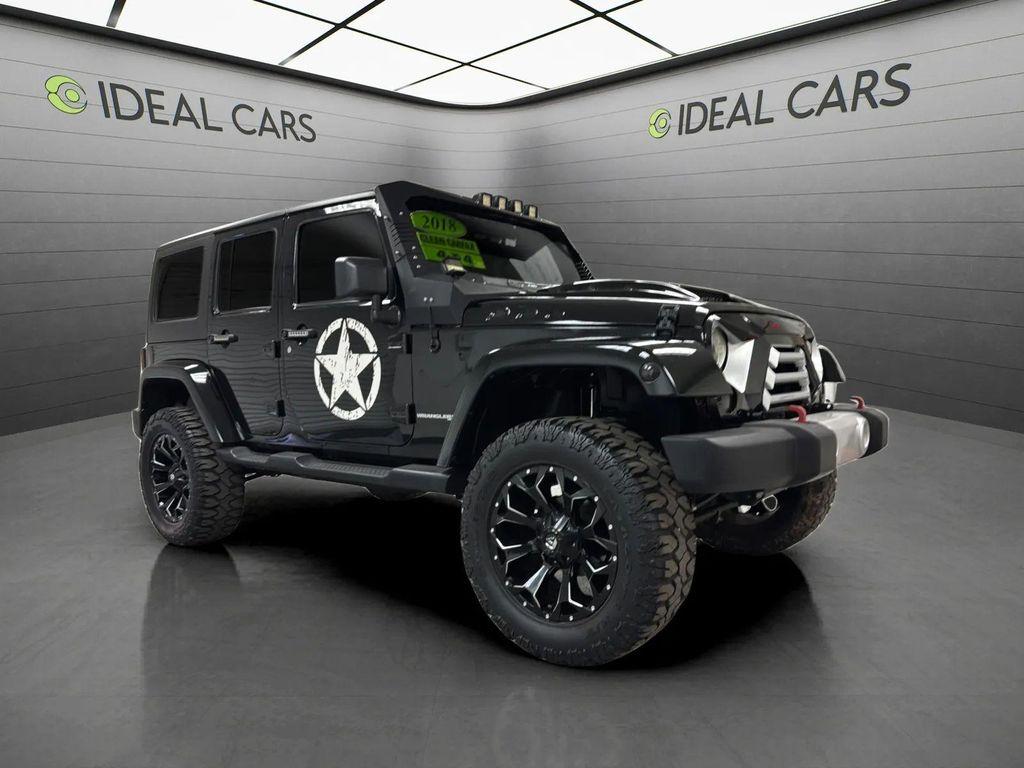 used 2018 Jeep Wrangler JK Unlimited car, priced at $20,791