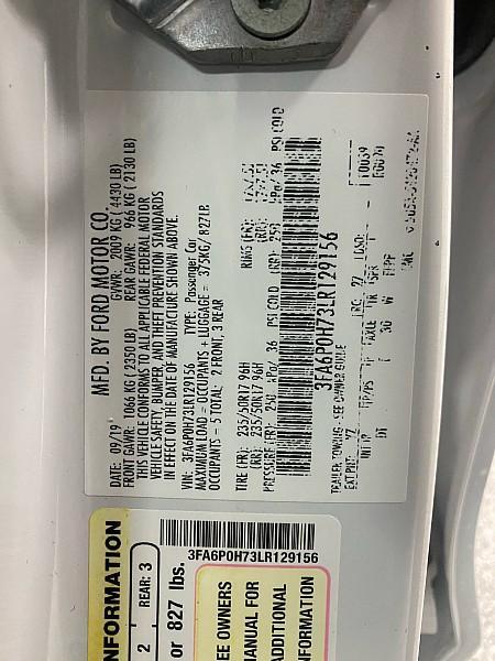 used 2020 Ford Fusion car, priced at $11,491