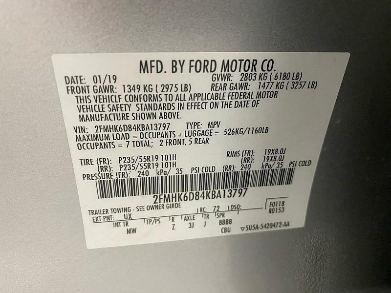 used 2019 Ford Flex car, priced at $16,491