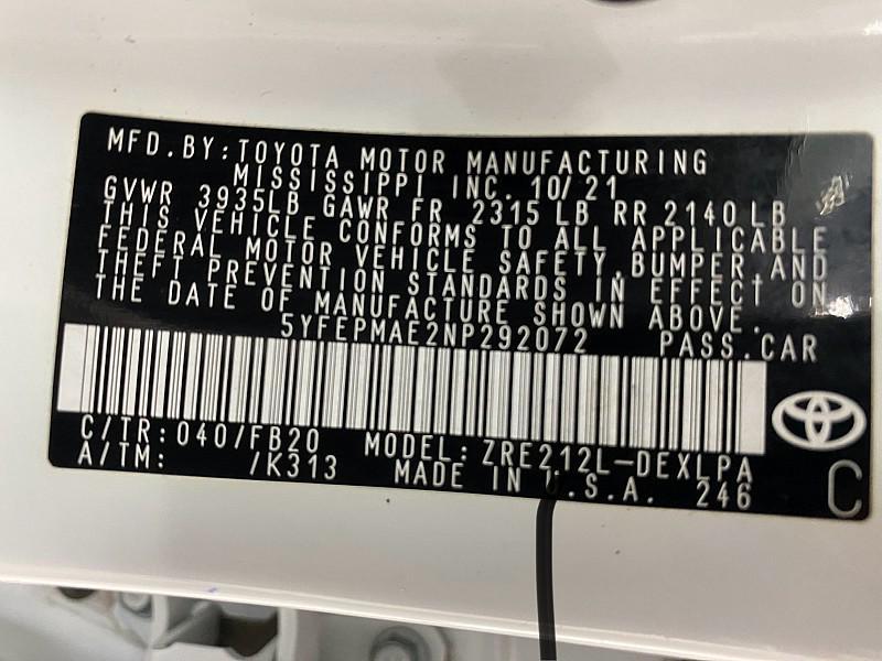 used 2022 Toyota Corolla car, priced at $15,791