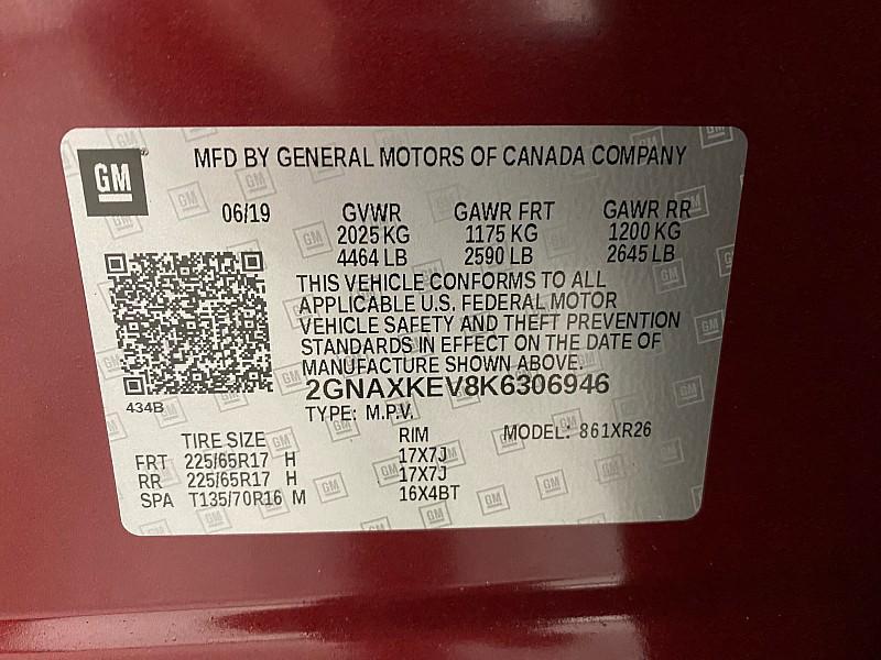 used 2019 Chevrolet Equinox car, priced at $11,591