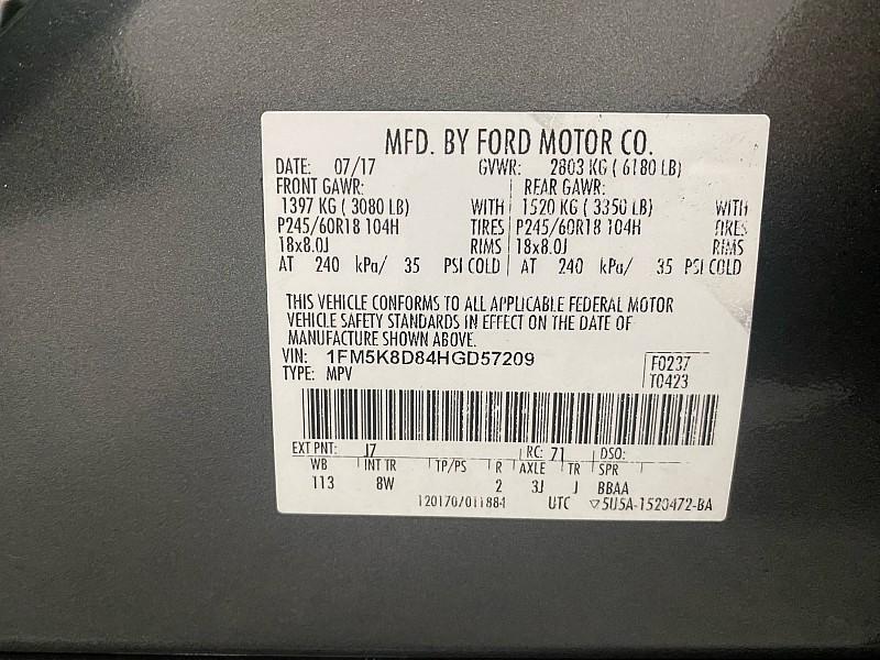 used 2017 Ford Explorer car, priced at $11,991