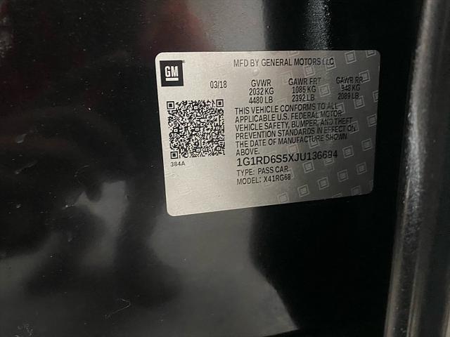 2018 Mosaic Black Metallic Chevrolet Volt
