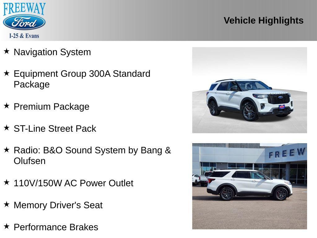 used 2025 Ford Explorer car, priced at $44,000