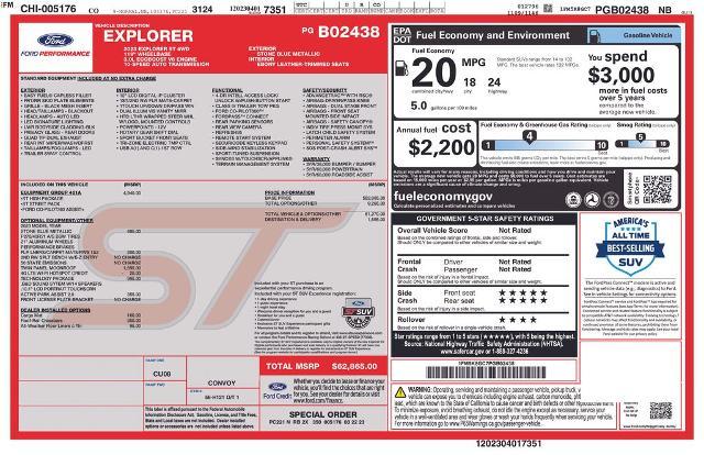 used 2023 Ford Explorer car, priced at $42,000