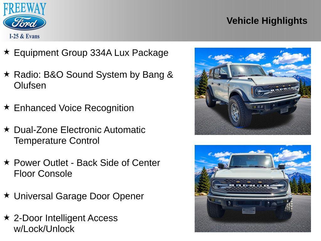 used 2023 Ford Bronco car, priced at $42,499