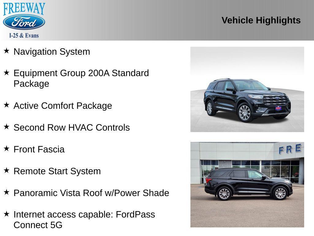used 2025 Ford Explorer car, priced at $41,300