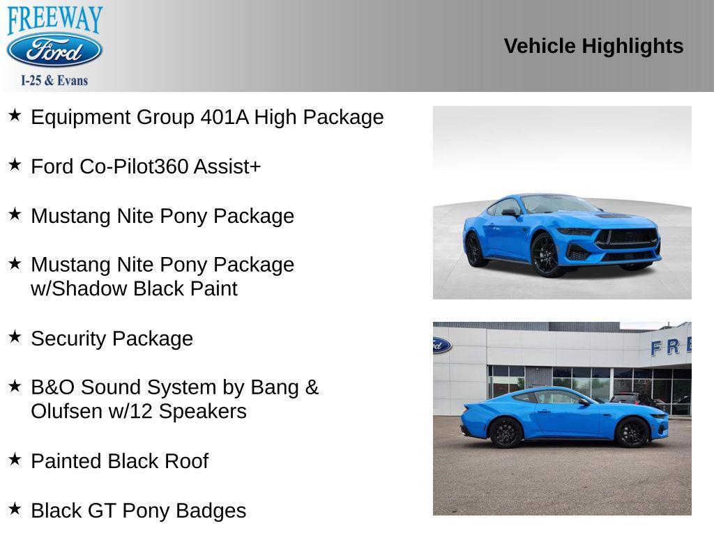 used 2025 Ford Mustang car, priced at $49,300