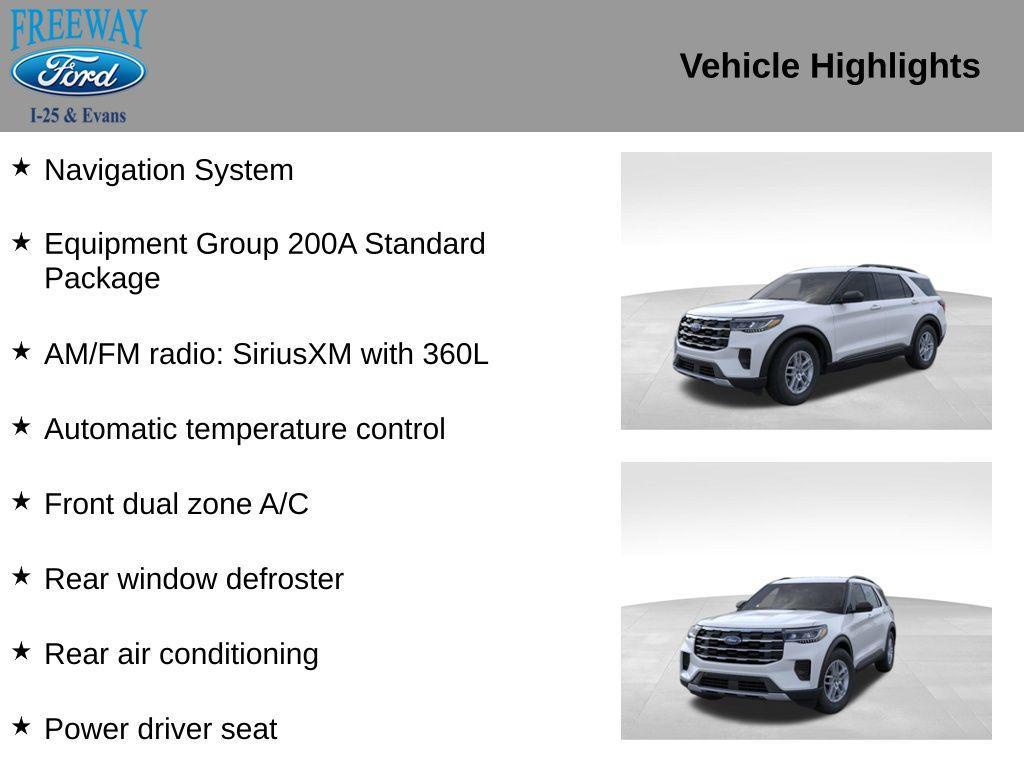 new 2026 Ford Explorer car, priced at $40,811