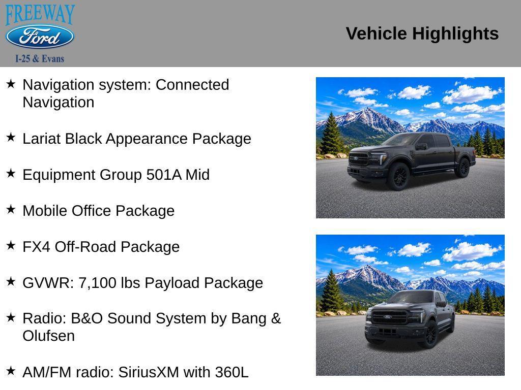 new 2025 Ford F-150 car, priced at $62,432