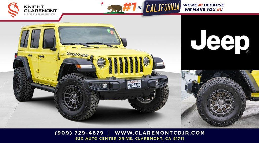 used 2022 Jeep Wrangler Unlimited car, priced at $36,595