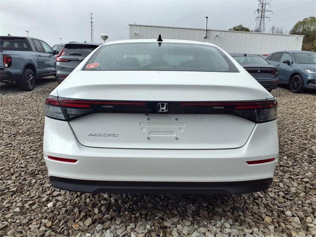new 2025 Honda Accord car, priced at $30,850