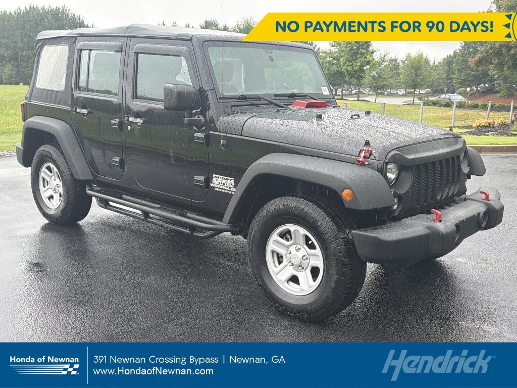 used 2016 Jeep Wrangler Unlimited car, priced at $18,941