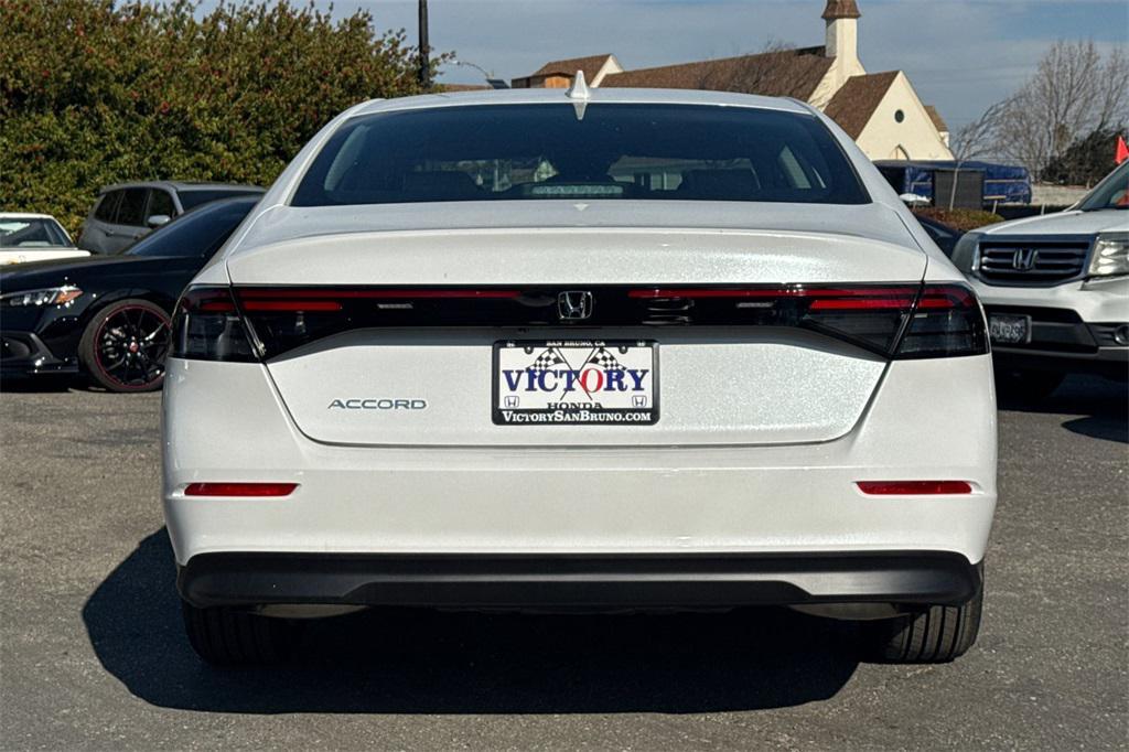 new 2025 Honda Accord car, priced at $29,945