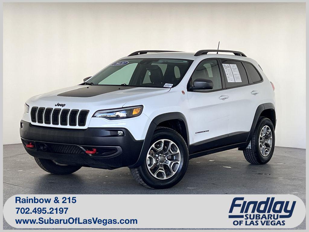 used 2021 Jeep Cherokee car, priced at $18,947