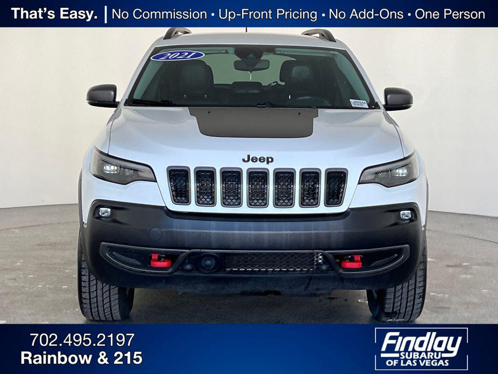 used 2021 Jeep Cherokee car, priced at $19,805