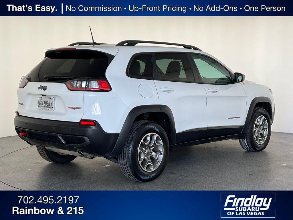 used 2021 Jeep Cherokee car, priced at $19,805