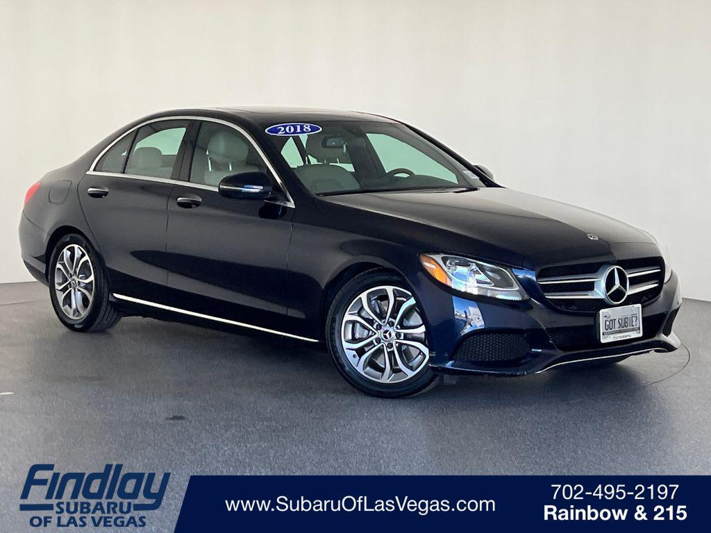 used 2018 Mercedes-Benz C-Class car, priced at $16,645