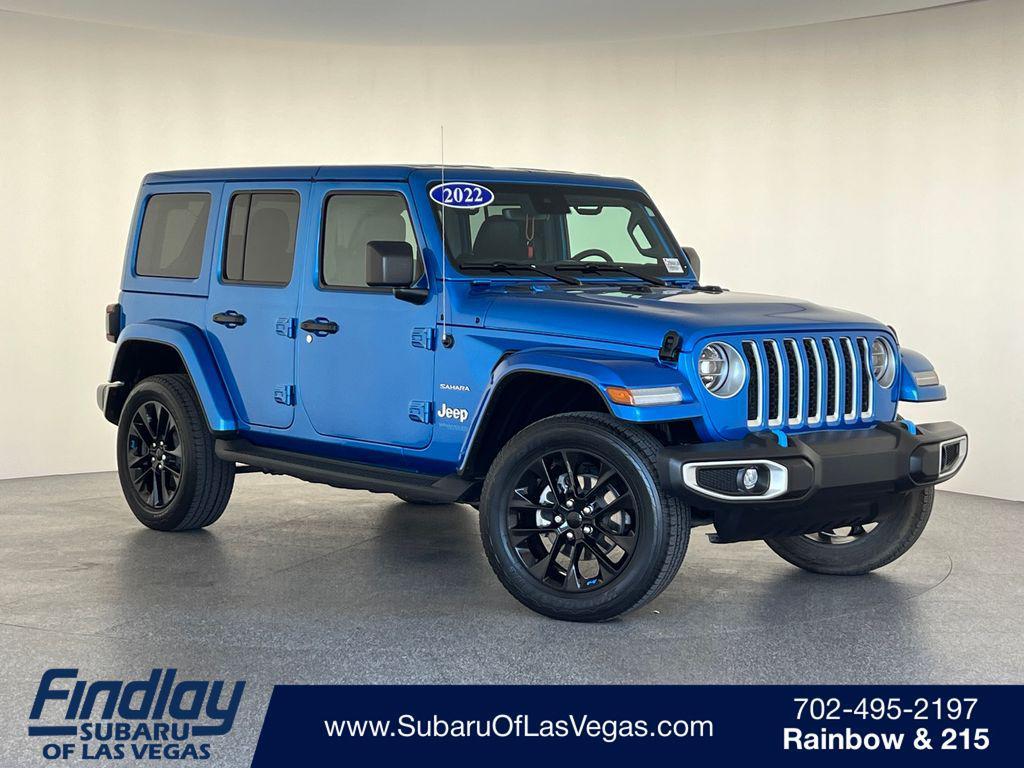 used 2022 Jeep Wrangler Unlimited 4xe car, priced at $26,708