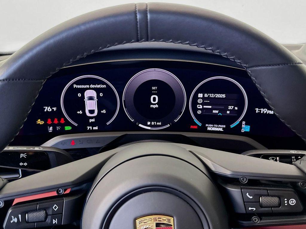 new 2025 Porsche Taycan car, priced at $163,285