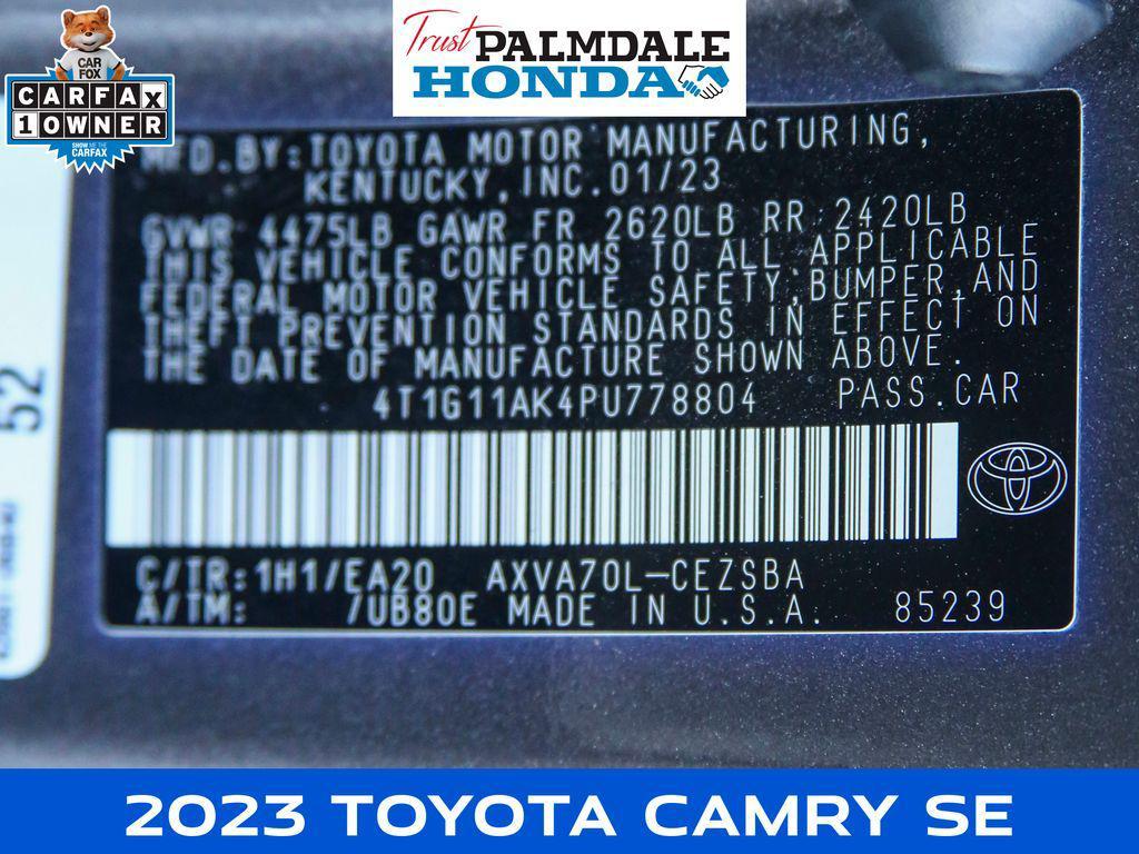 used 2023 Toyota Camry car, priced at $21,991
