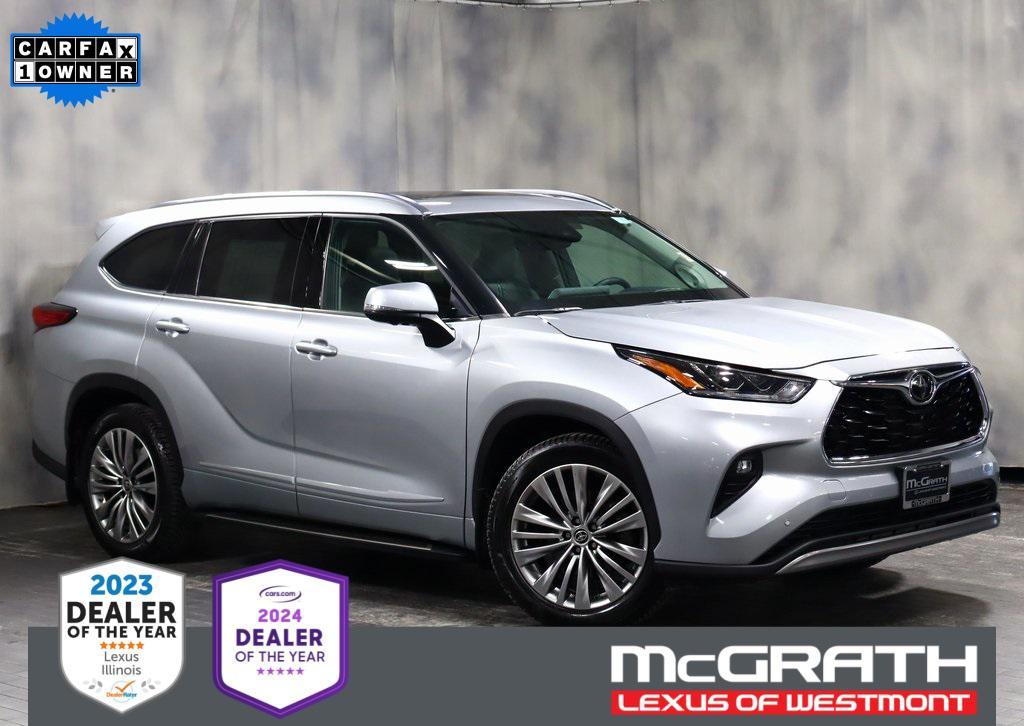 used 2023 Toyota Highlander car, priced at $38,450