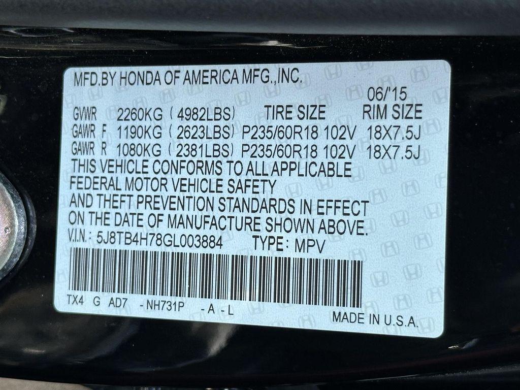 used 2016 Acura RDX car, priced at $21,490
