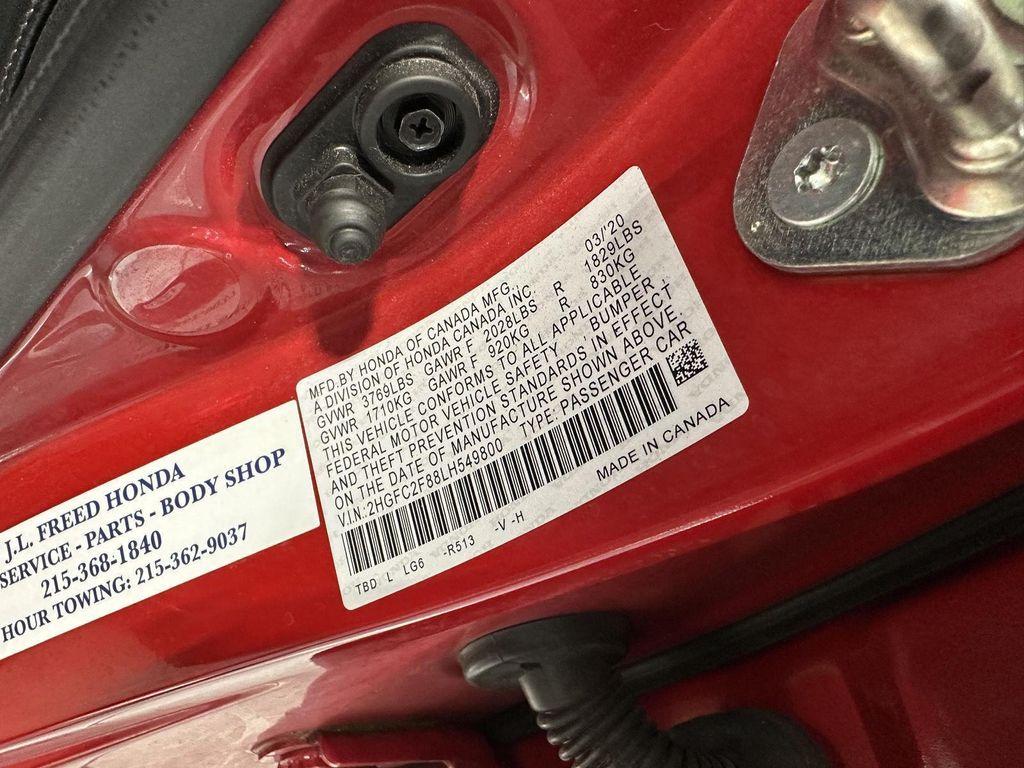 used 2020 Honda Civic car, priced at $19,390