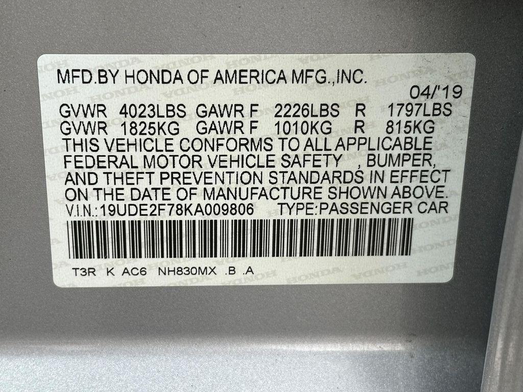 used 2019 Acura ILX car, priced at $18,500