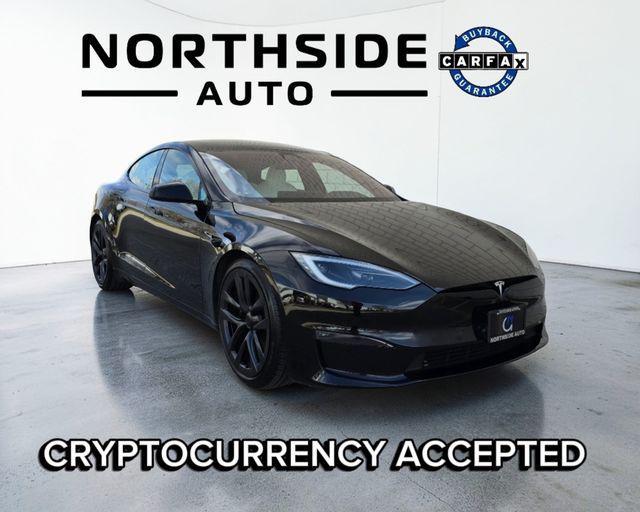used 2022 Tesla Model S car, priced at $38,960
