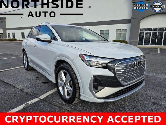 used 2024 Audi Q4 e-tron car, priced at $35,000