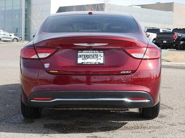 used 2015 Chrysler 200 car, priced at $11,381