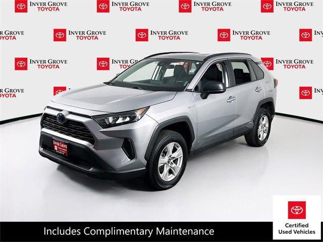 used 2021 Toyota RAV4 Hybrid car, priced at $21,695
