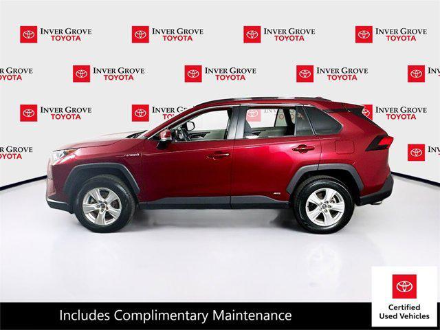 used 2021 Toyota RAV4 Hybrid car, priced at $27,345