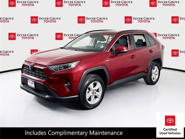 used 2021 Toyota RAV4 Hybrid car, priced at $27,345